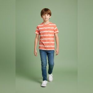 Carter’s orange and white tie-dye t-shirt size 14